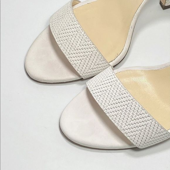 JIMMY CHOO Edina 85 Block Heel Leather Sandals size 39.5 - Picture 4 of 12